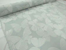 LAURA ASHLEY BUTTERFLY GARDEN DUCK EGG Jacquard Cushion Curtain Fabric