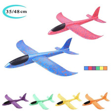 Large Strong Foam Glider Stunt Plane Kids 48cm Hand Thrown Outdoor Garden Toy