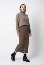 Ivan Grundahl Wool Ribbed Midi