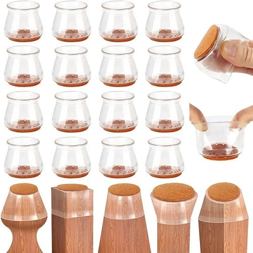 16pcs clear silicone - clear,
