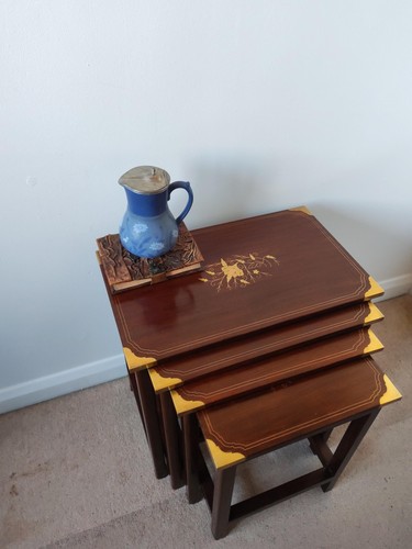 Rare rosewood nesting - rosewood, tables
