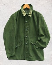 Green Vintage Swedish M59 60s Olive Chore Worker Work Mod Military Jacket