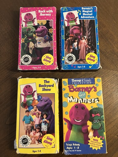 Barney friends vhs tapes lot - barney,