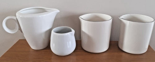 White ceramic jugs selva - 4,