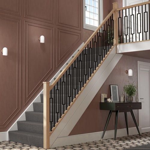 Black metal stair kit - stair, &