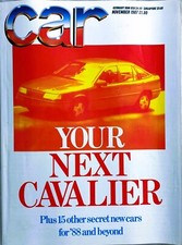 CAR MAGAZINE NOV-1987 - BMW