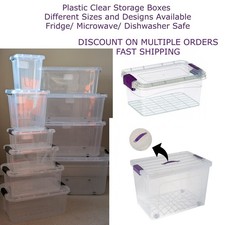 Plastic Storage Box Boxes Lid