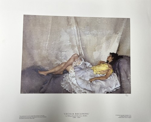 Cecilia reclining by - cecilia, sir