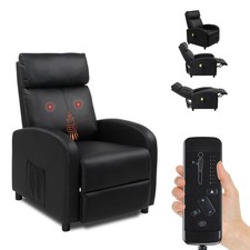 Recliner Massage Chair Sofa PU