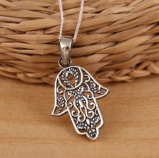 925 Sterling Silver Hamsa-Hand