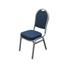 Blue Banqueting Chairs, Blue Banquet Chairs, Extra strong 2.5 cm silver frames