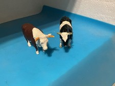 Two Farm Vintage Britains Cows
