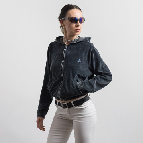 Vintage adidas velvet hoodie - velvet,