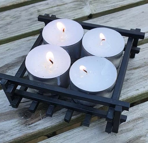 Black japanese metal square - japanese,