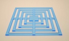 Acrylic Square Patchwork Template Quilting Sewing Craft Ruler Stencil Perspex