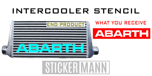 Fiat abarth text logo - x,