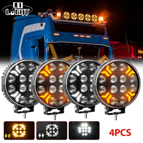 7inch round full led spot - full,