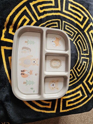 Kids serving plate divided - serving,