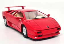 Burago 1/24 - Lamborghini Diablo V12 1990 Red Diecast Scale Model Car