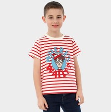 Where's Wally T-Shirt for Boys | World Book Day Tee | Short Sleeved Boys Tshirt