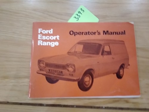 Ford escort van - ford, range