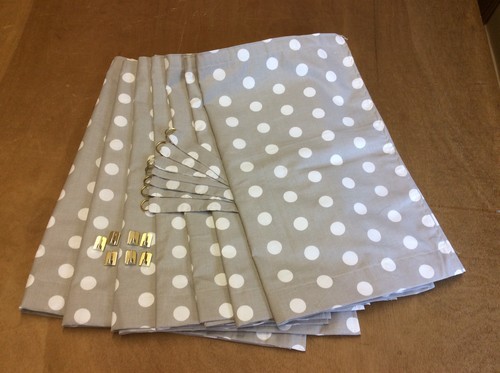 Polka dot camper - van, curtain