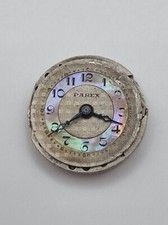 Parex Manual Wind Watch Movement 15 Jewels Mother Of Pearl Dial UNTESTED 19.6mm