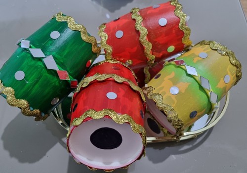 Handmade dholki decoration - dholki,