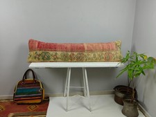 Long Lumbar pillow Turkish Rug Pillow Long bed pillow Extra Long Pillow