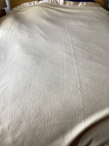 Vintage pure merino blanket - merino,