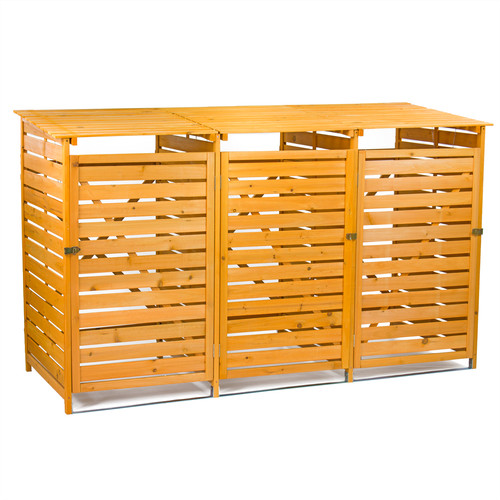 Triple wheelie bin - wheelie,