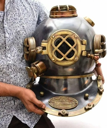 Diving helmet brass - 18"diving,