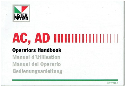 Lister petter ac1 - petter, 2)
