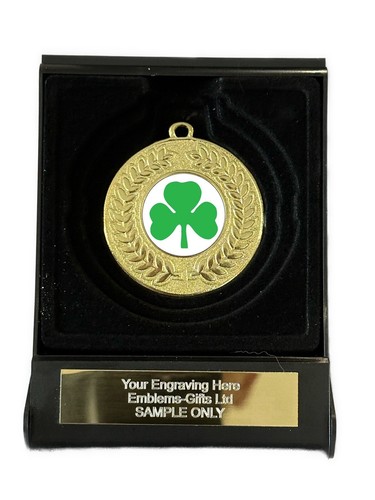 Irish shamrock award - shamrock, 50mm