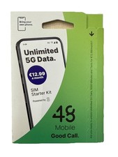48 mobile SIM 4G/5G Ireland  Pay As You Go IrishNetwork  Prepaid Triple SIM Card