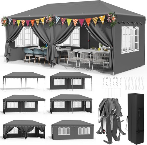 Pop gazebo 3x6m heavy duty - 3x6m,