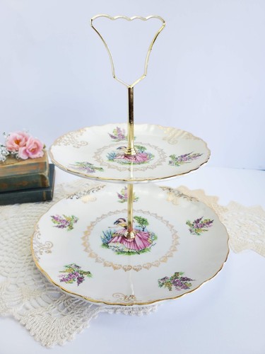 Vintage tier dessert tray - vintage, 2
