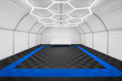 Heavy duty garage - floor, tiles