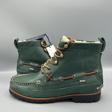 Ralph Lauren Polo Country Ranger Mid Leather Wool Shearling Boots UK 7 EU 41