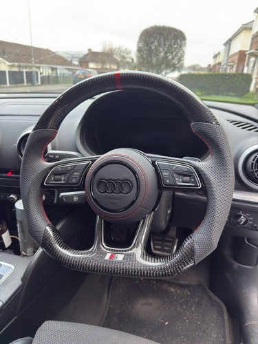 Audi carbon fibre steering - fibre,