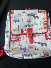Cath Kidston Kids London Pattern Oil Cloth Rucksack School Backpack - NEW no tag