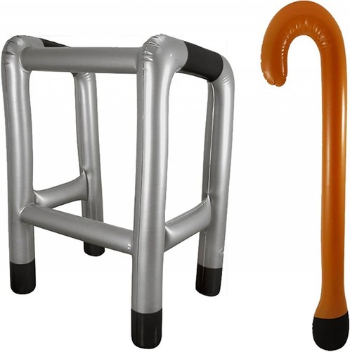 Inflatable zimmer frame and - zimmer,