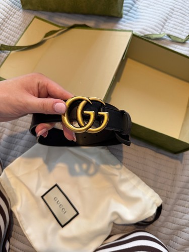 Gucci double marmont belt - double,