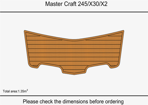 Fit mastercraft 245 - 245, x2