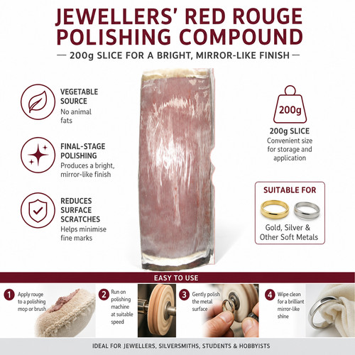 Jewellers red rouge polishing - jewellers,