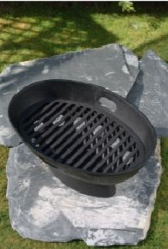 Cast iron fire pit - fire,