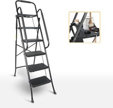 5 Step Non-Slip Stool Ladder