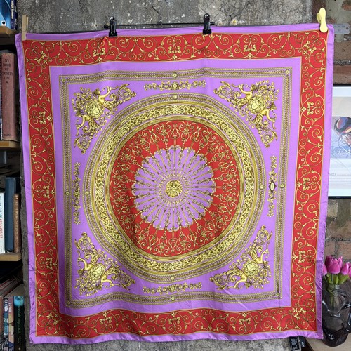 Versace silk scarf authentic - scarf,
