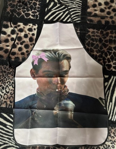 Novelty print apron bbq - print,