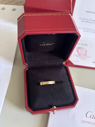 Authentic cartier love ring - love, in
